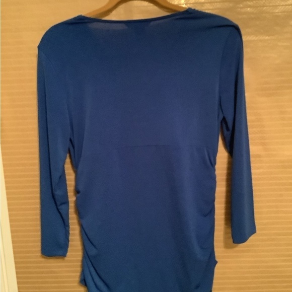 SUNNY LEIGH~BLUE BLOUSE~MEDIUM - Picture 3 of 4